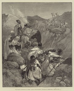 The French Expedition to Tunis, Goums, Reconnoitring, Attacked by Khroumirs by Charles Auguste Loye